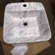 Раковина керамическая напольная (моноблок) под мрамор - Сантехника