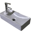 Раковина  керамическая cерая матовая (накладная/подвесная) - Сантехника