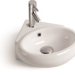 Раковина керамическая (угловая, подвесная) - Сантехника