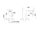 Смеситель для раковины, инфракрасный PHOTOCELL черный матовый - Сантехника