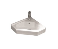 Раковина керамическая (угловая, подвесная) - Сантехника