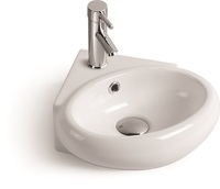 Раковина керамическая (угловая, подвесная) - Сантехника