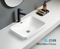 Раковина керамическая (врезная сверху)  - Сантехника