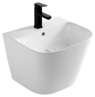 Раковина керамическая, подвесная с переливом - Сантехника