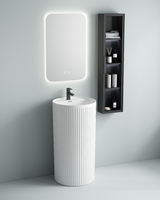 Раковина керамическая напольная (моноблок)  - Сантехника