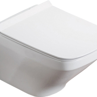 Унитаз подвесной, безободковый (сиденье микролифт)  - Сантехника