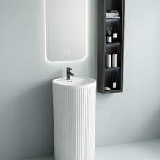 Раковина керамическая напольная (моноблок)  - Сантехника