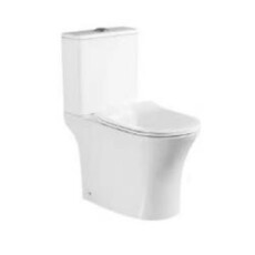 Унитаз напольный безободковый (сиденье микролифт) - Сантехника