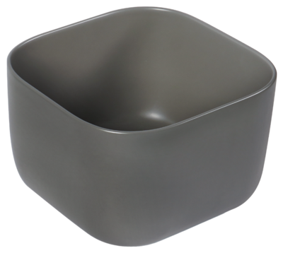 Раковина накладная (серая матовая) - Сантехника