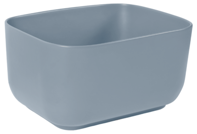 Раковина накладная (голубая матовая) - Сантехника