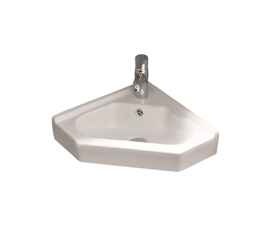 Раковина керамическая (угловая, подвесная) - Сантехника