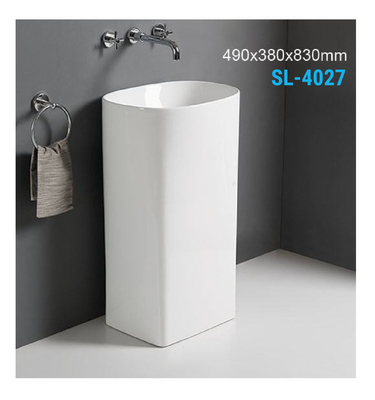 Раковина керамическая напольная (моноблок)  - Сантехника